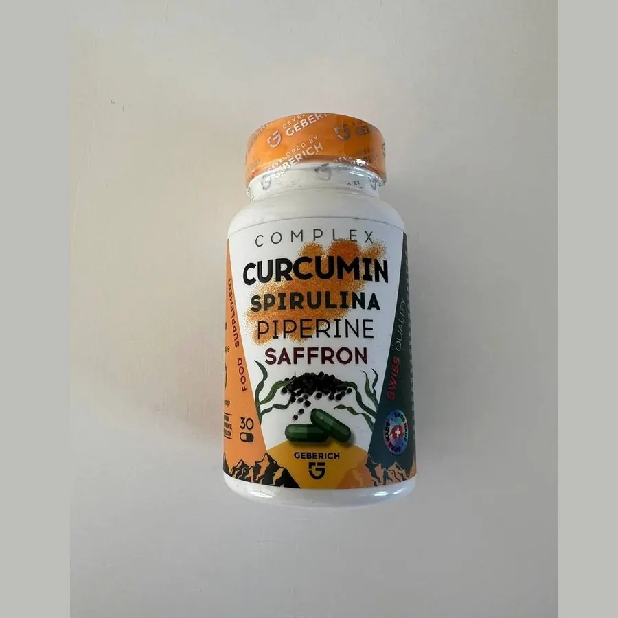 Curcumin Spirulina Piperine Saffron — Bild 1
