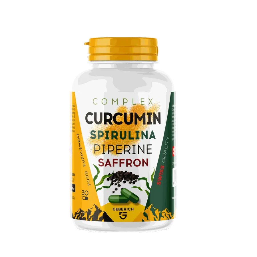Curcumin Spirulina Piperine Saffron — Bild 3