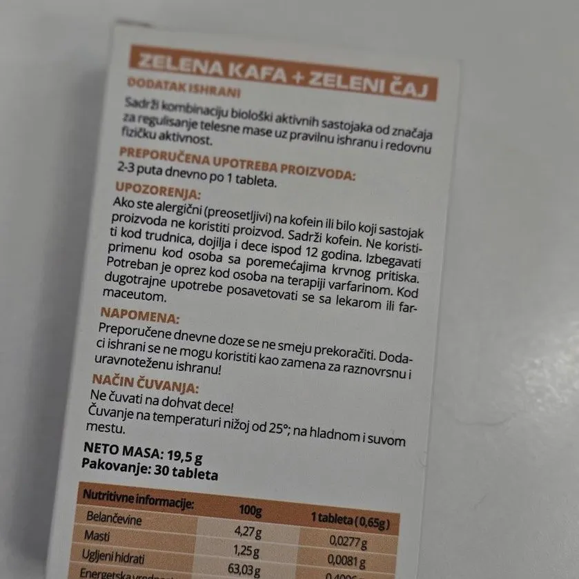 Zelena Kafa + Zeleni Čaj